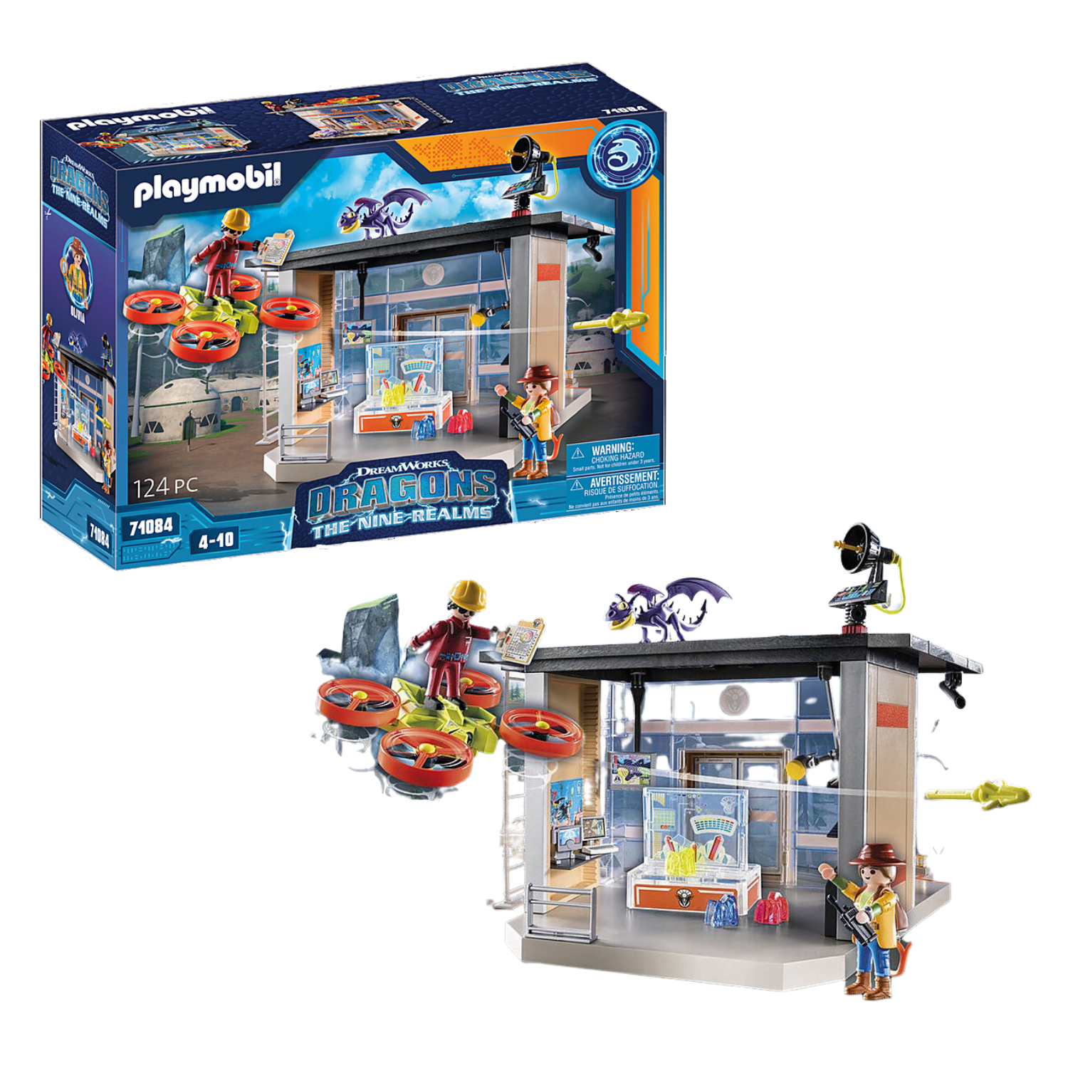Playmobil Dragons: The Nine Realms Icaris Lab - 71084-0