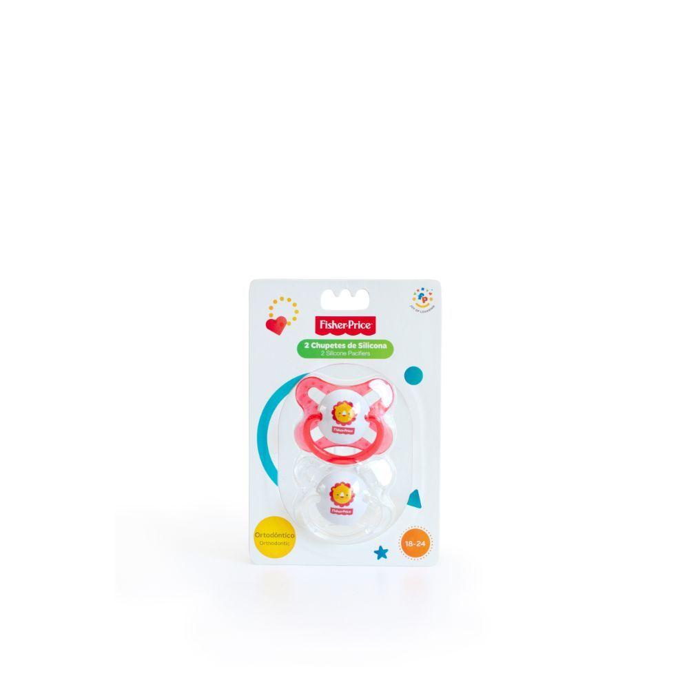 Pack de 2 Chupetes de Entretención Fisher Price 18 a 24 M-0