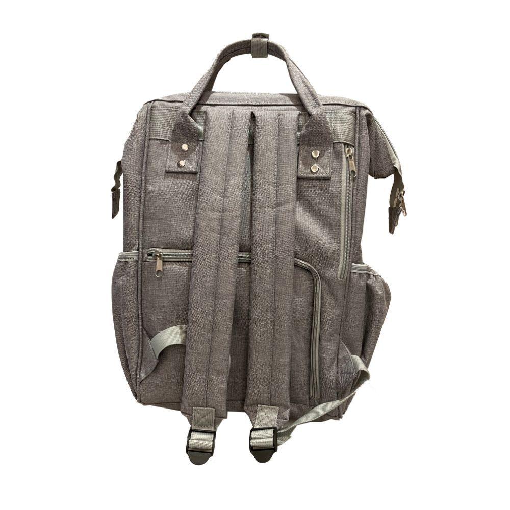 Pañalera Juvenil Gris Con Mudador Minnie-4