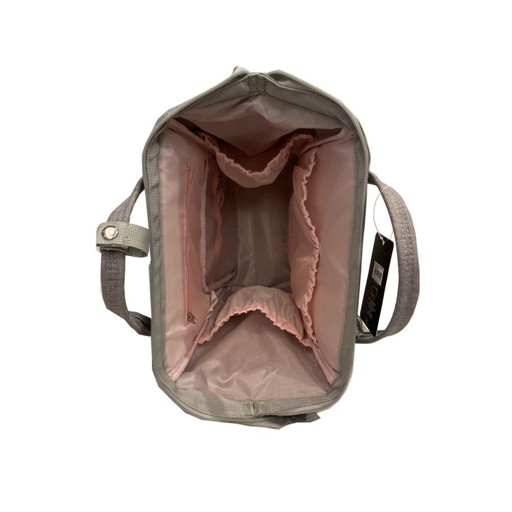 Pañalera Juvenil Gris Con Mudador Minnie-7