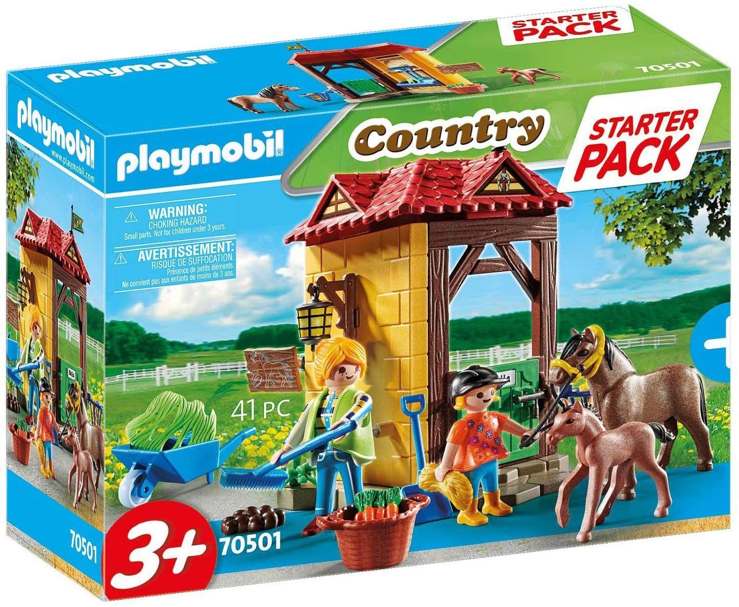 Playmobil Starter Pack Granja De Caballos 70501-0