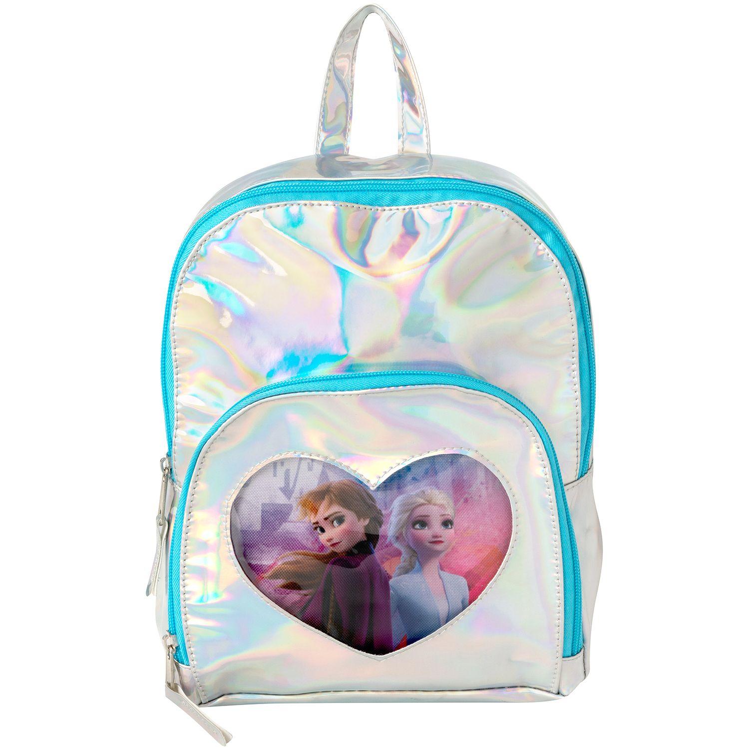 Mochila Metalizada Bolsillo Corazon Frozen Ii-0