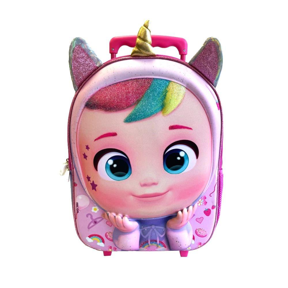 Mochila con Ruedas 3D Dreamy Con Orejas Cry Babies-0