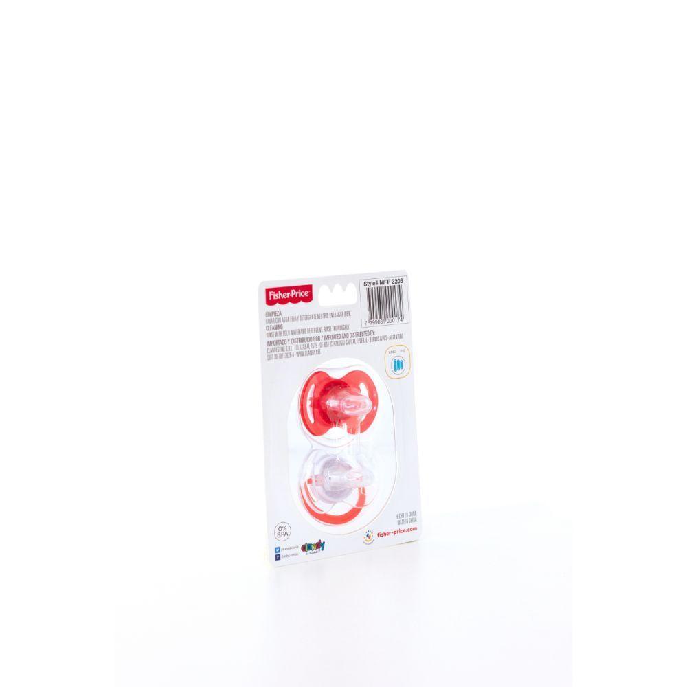 Pack de 2 Chupetes de Entretención Fisher Price 0 a 6 M-2