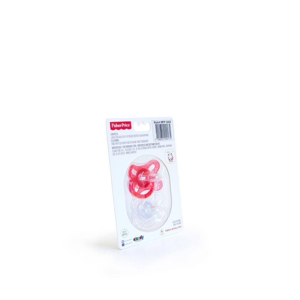 Pack de 2 Chupetes de Entretención Fisher Price 0 a 6 M-4