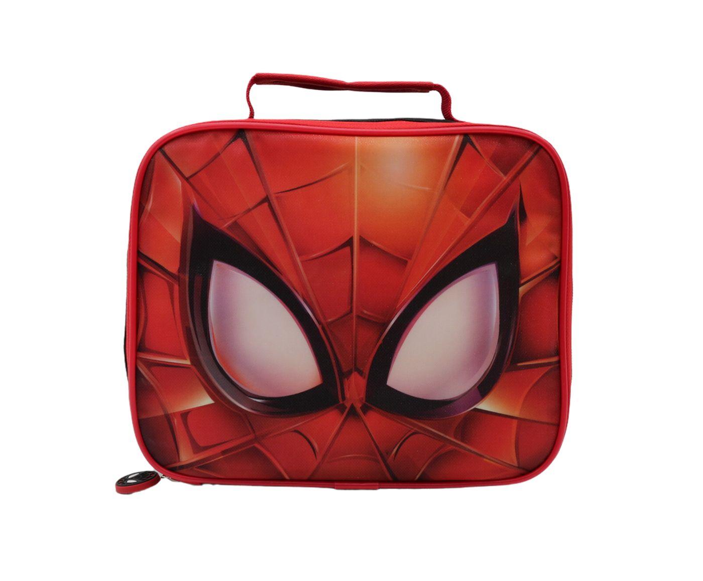 Mochila Con Ruedas+ Lonchera 15" Spiderman-1