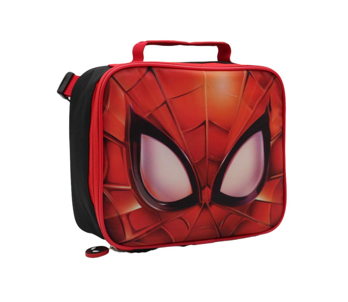 Mochila Con Ruedas+ Lonchera 15" Spiderman-2