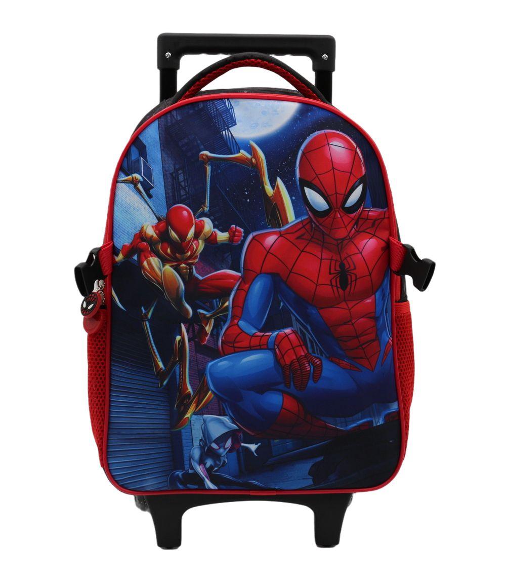 Mochila Con Ruedas+ Lonchera 15" Spiderman-3