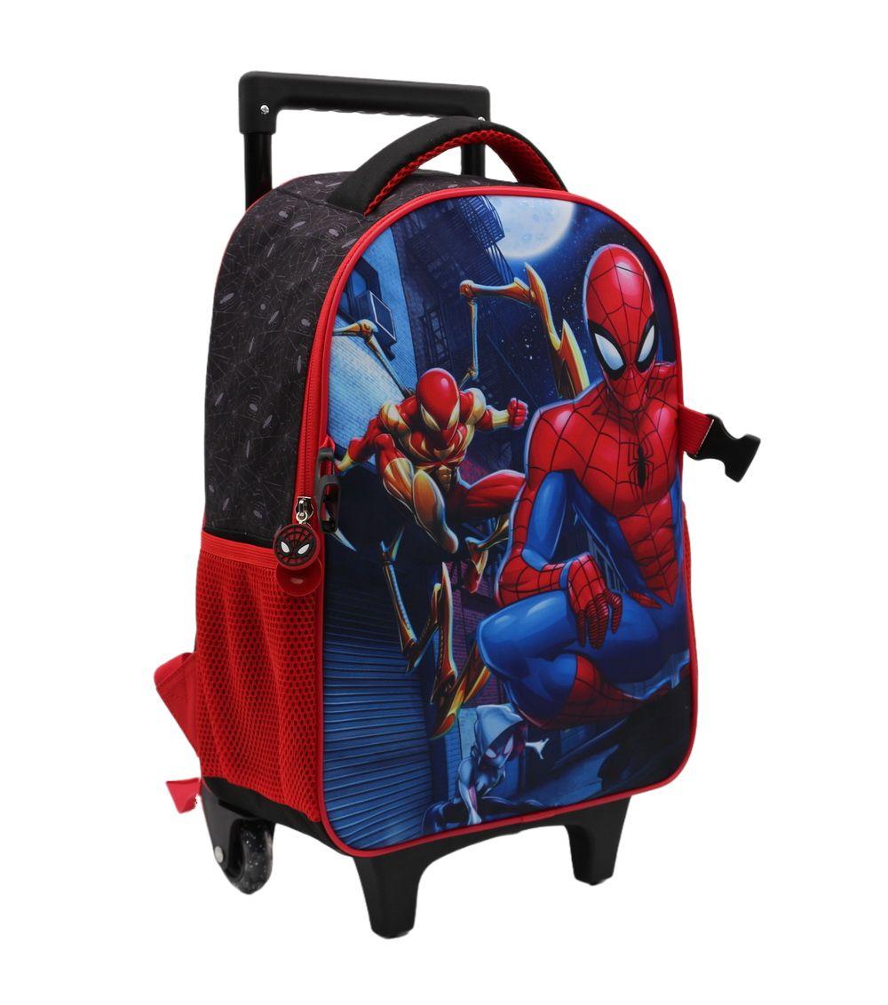 Mochila Con Ruedas+ Lonchera 15" Spiderman-5