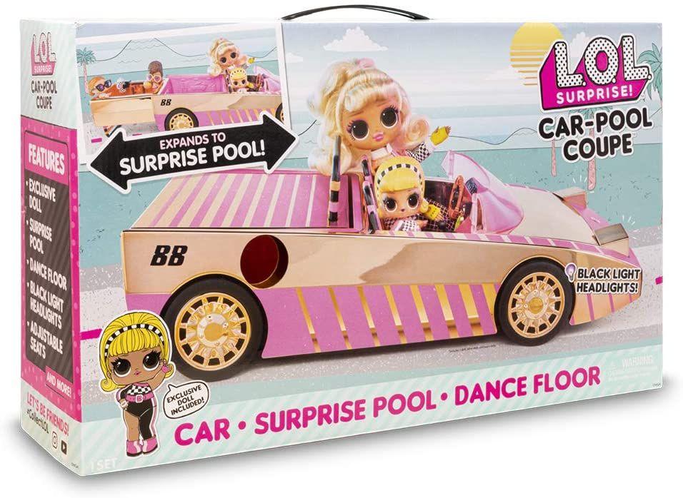Lol Coche Coupe C/Muñeca Exclusiva, Piscina Y Pista De Baile-1