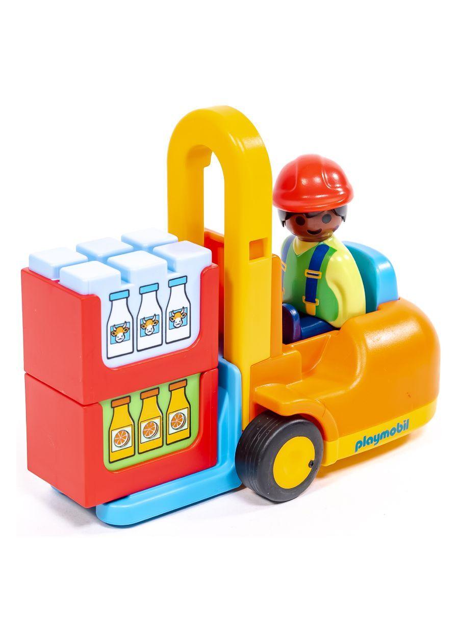 Playmobil 123 Montacarga Con Figura Y Accesorios 6959-1