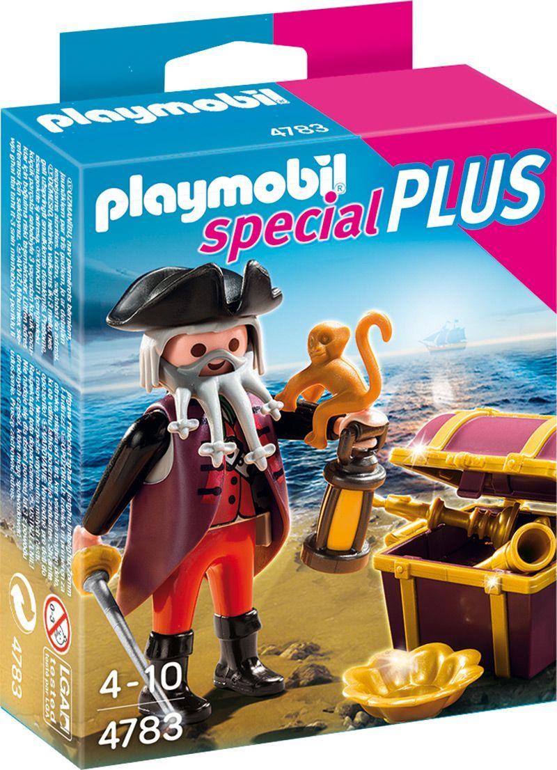 Playmobil Pirata Con Cofre Del Tesoro 4783-1