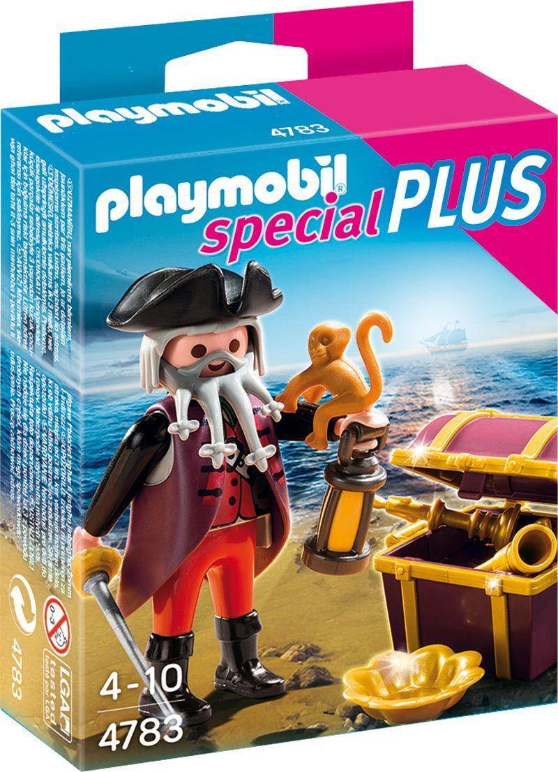 Playmobil Pirata Con Cofre Del Tesoro 4783-0