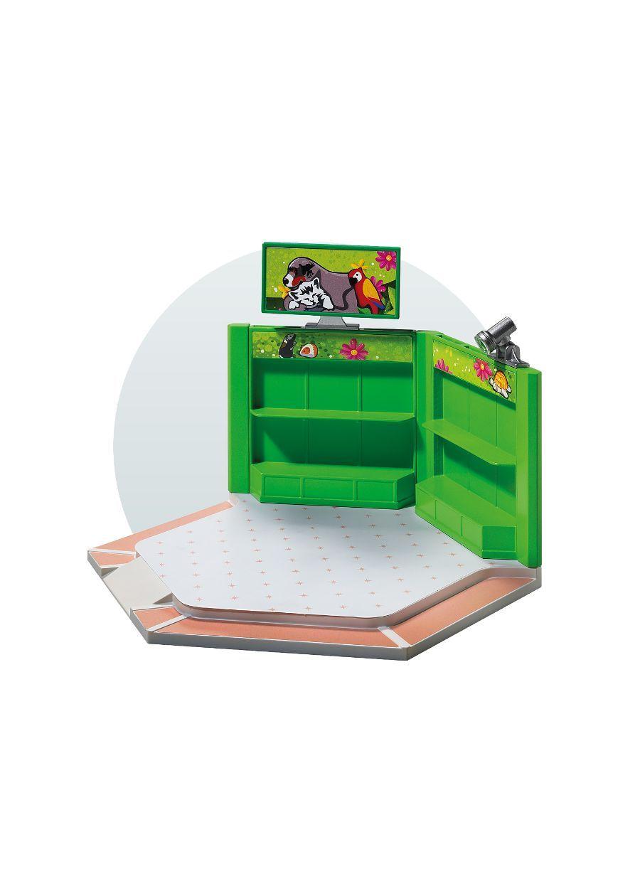 Playmobil Paseo Comercial Con 3 Tiendas 9078-3