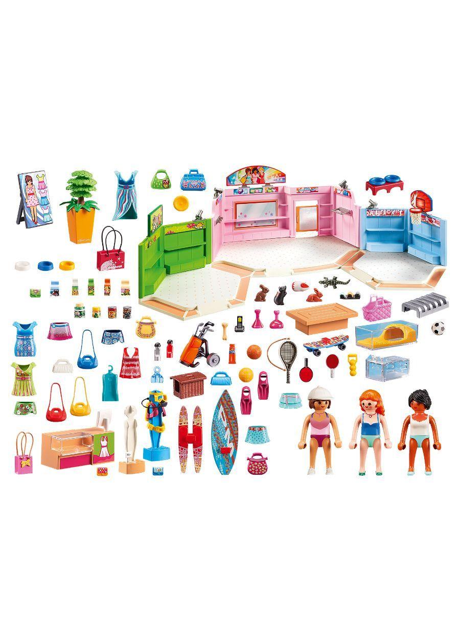 Playmobil Paseo Comercial Con 3 Tiendas 9078-6