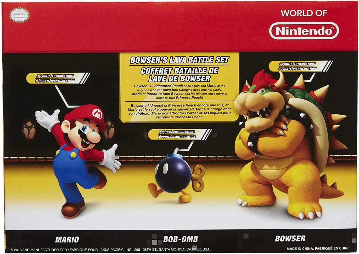 Set Batalla de Lava de Bowser Nintendo Super Mario-4