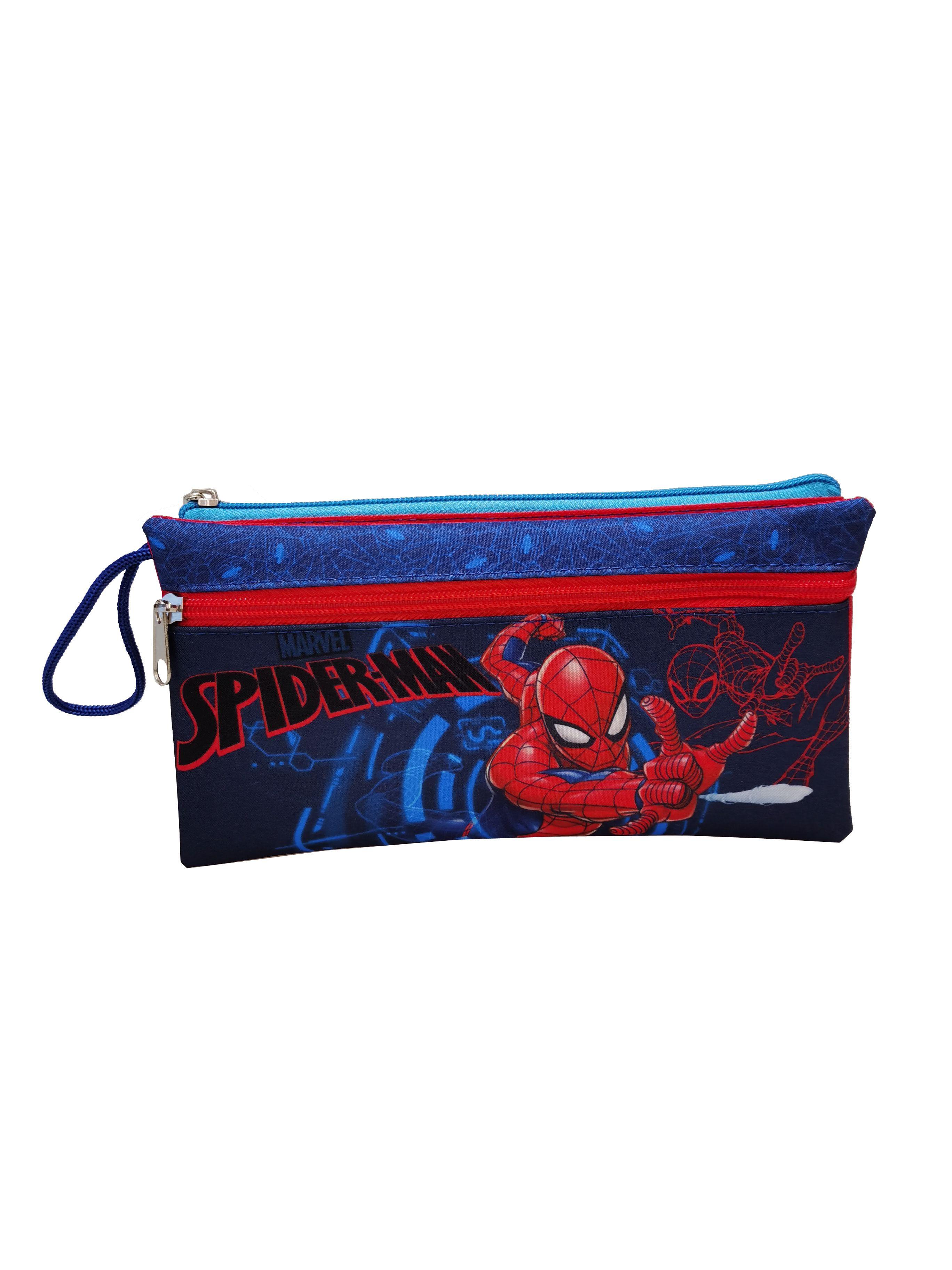 Estuche Doble Cierre Spiderman 2 Dis.-0