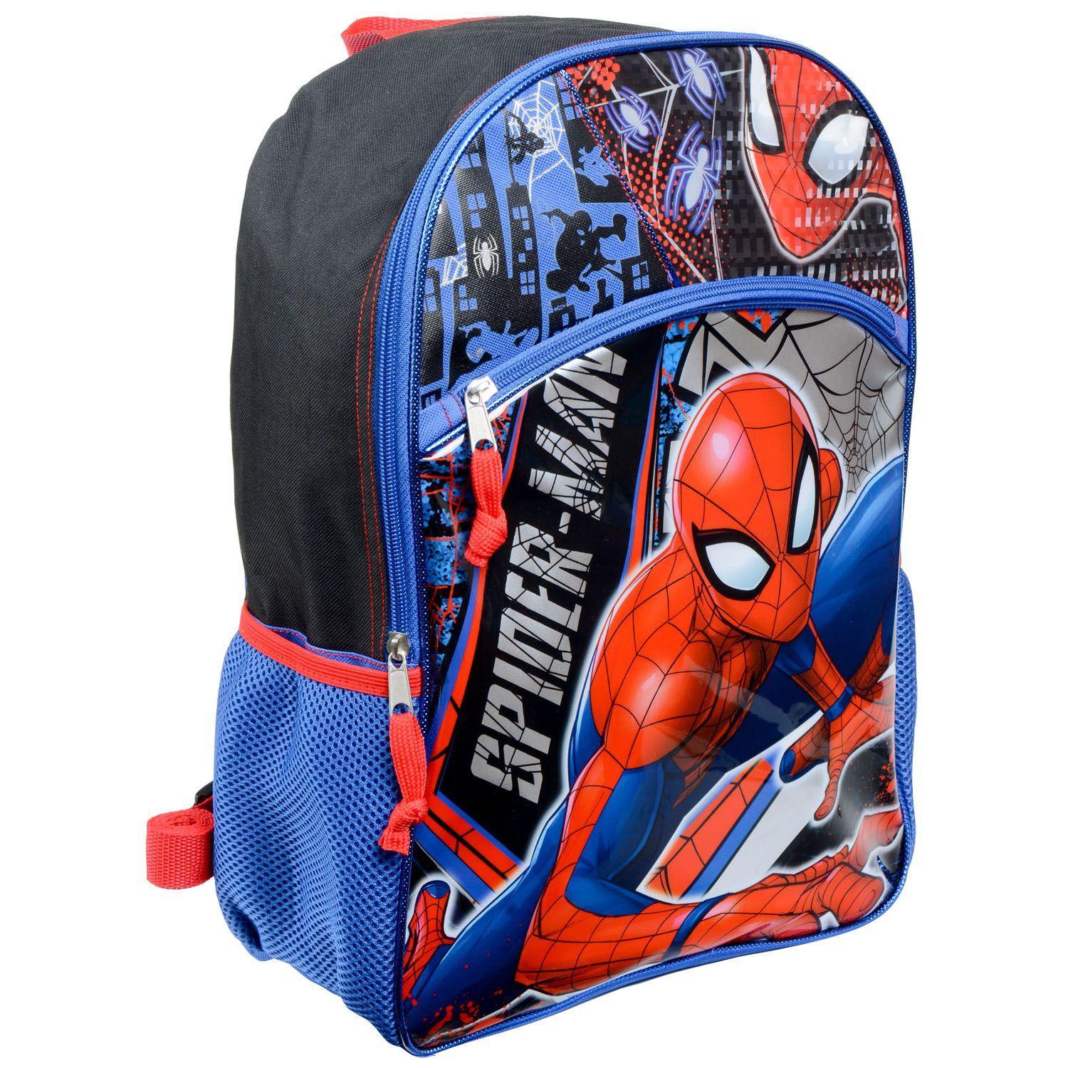 Mochila Fig. Pvc Spiderman  Azul-1
