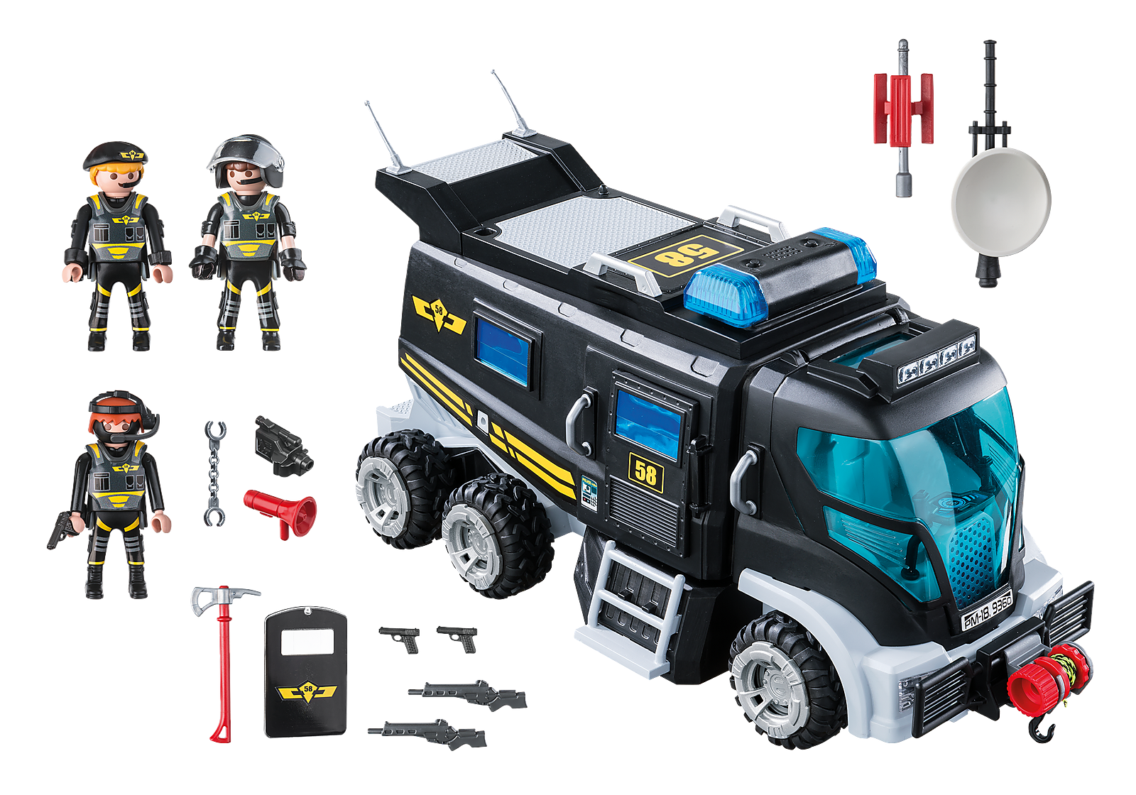 Playmobil Vehiculo Con Luz Led Y Modulo De Sonido 9360-2