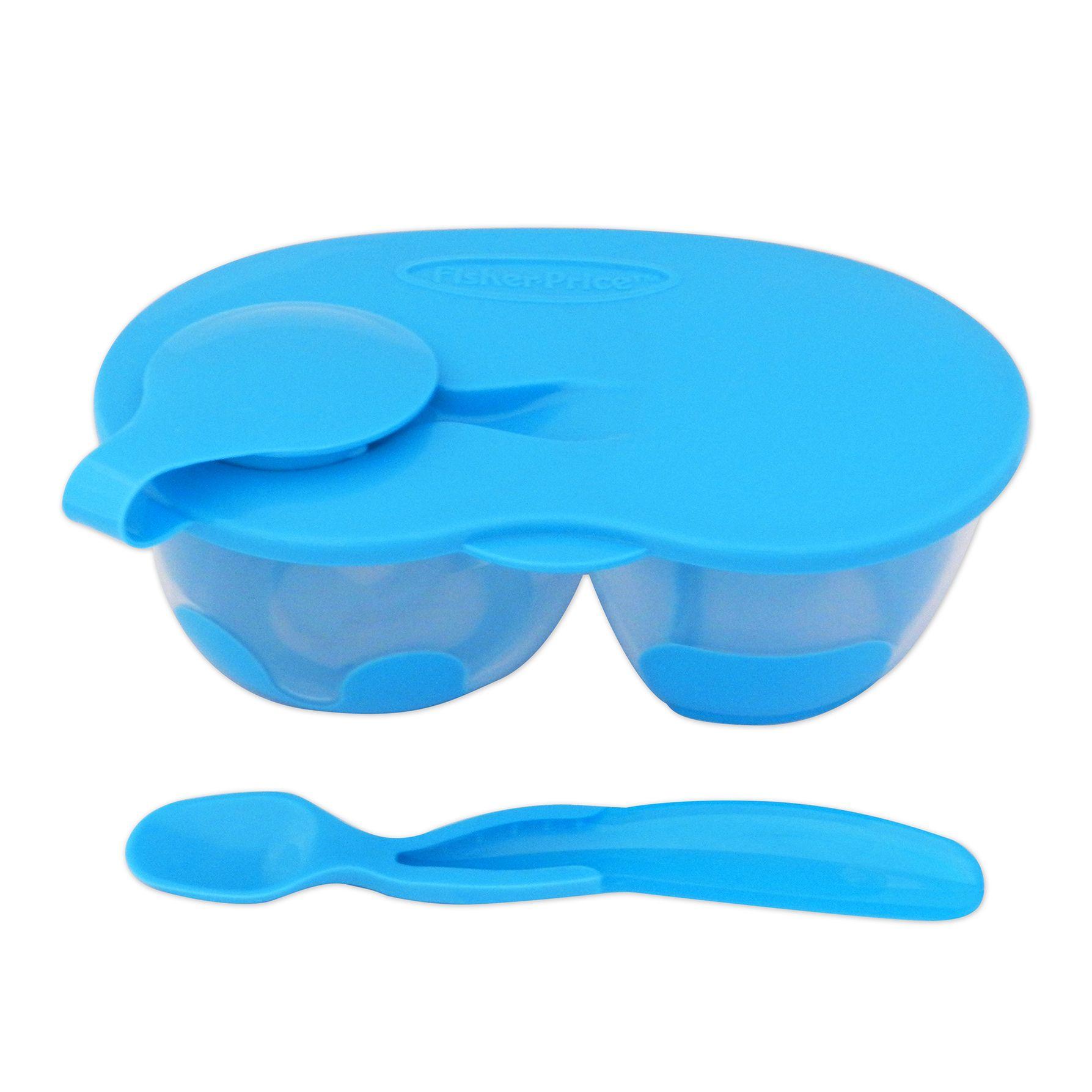 Set Doble de Alimentación Fisher Price Azul-0