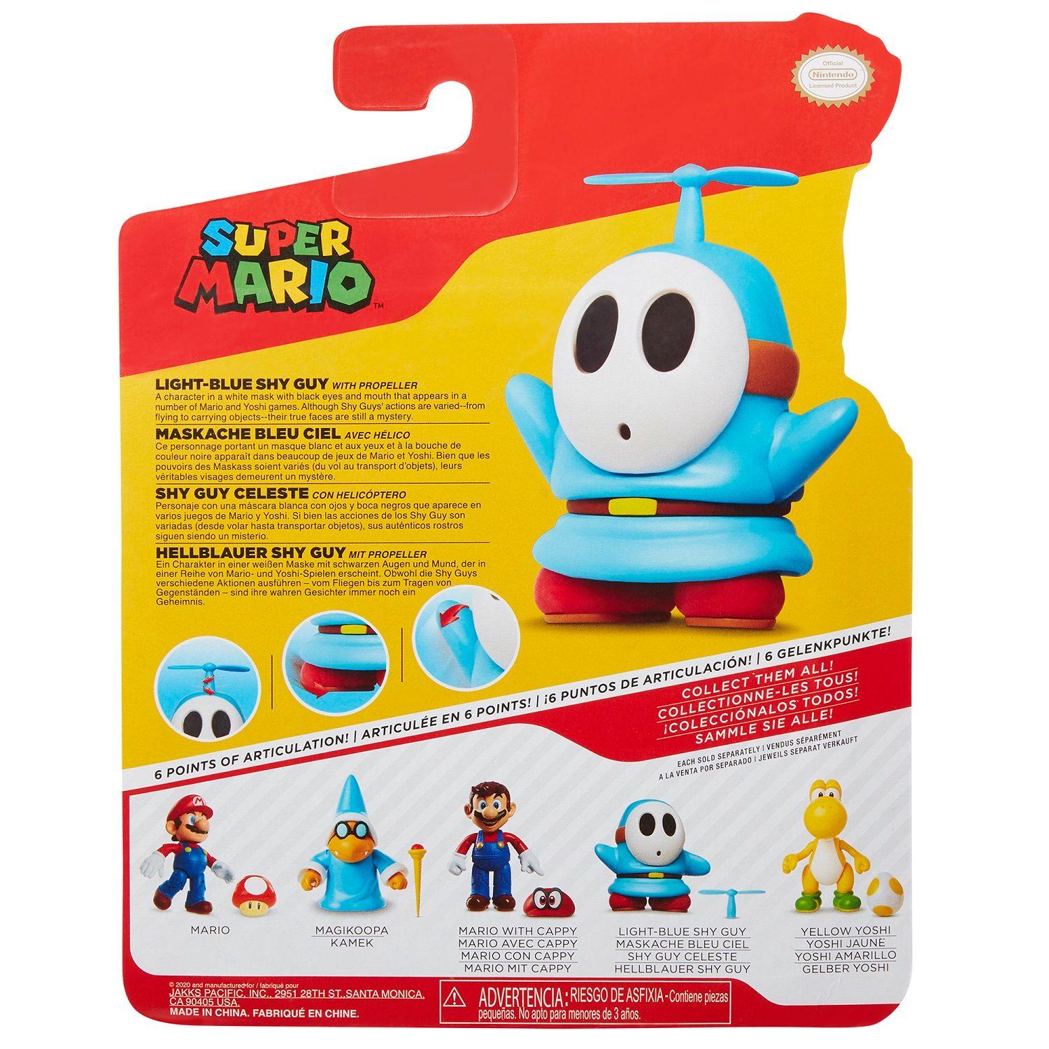 Figura de Shy Guy Celeste Super Mario-5