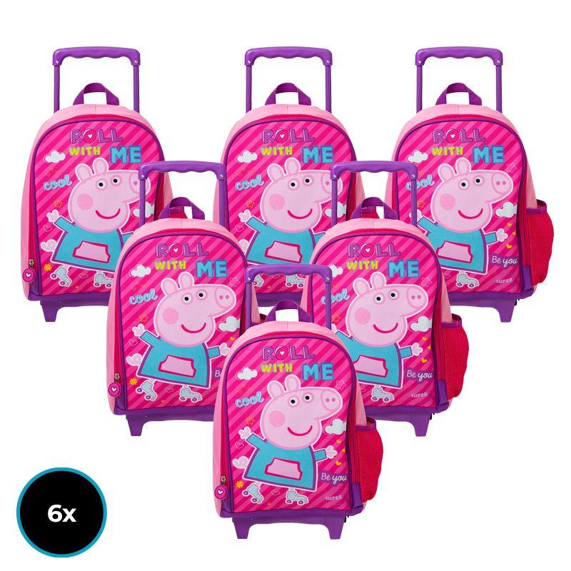 Superpack Mochila C/Ruedas Eco-14 Peppa X 6-0