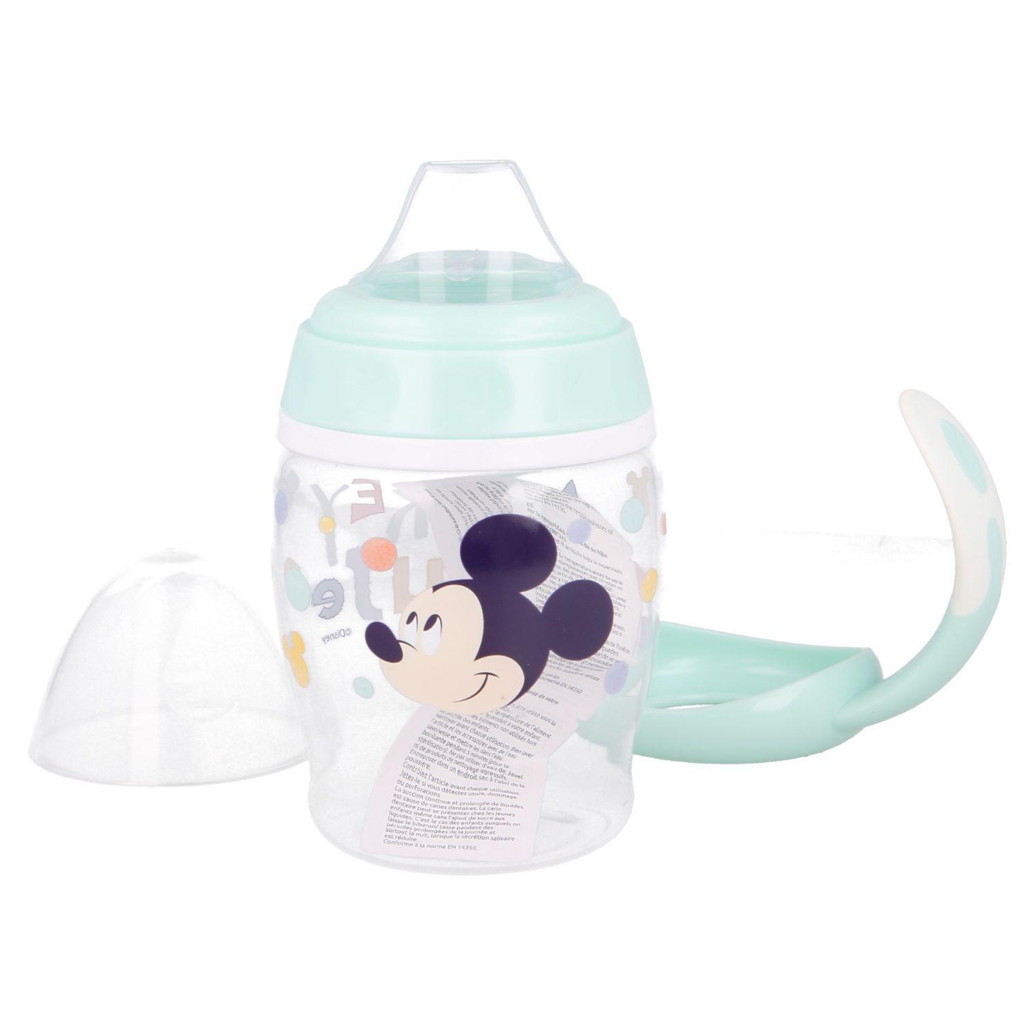 Tomajugo con Asas y Boquilla Disney Baby Mickey 270 Ml-1