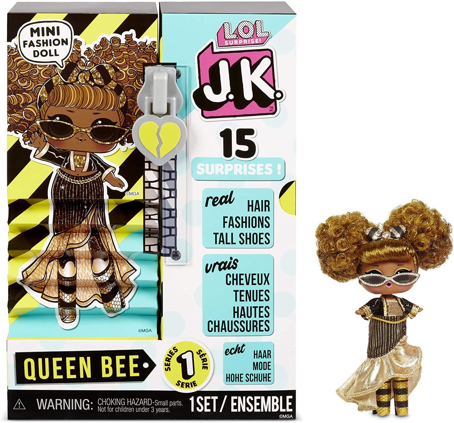 Lol Surprise Jk Mini Muñeca Queen Bee 15 Sorpresas-0