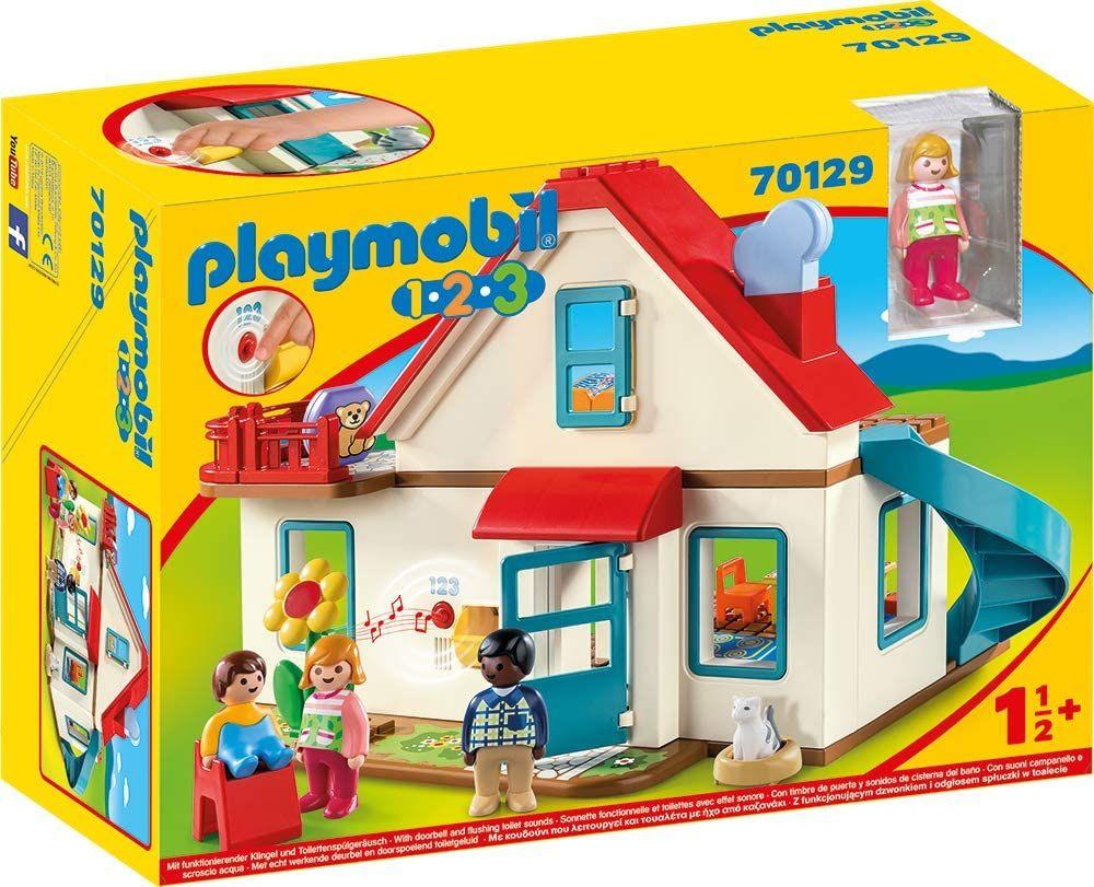 Playmobil 123 Casa Con Timbre Real Y Sonido 70129-0