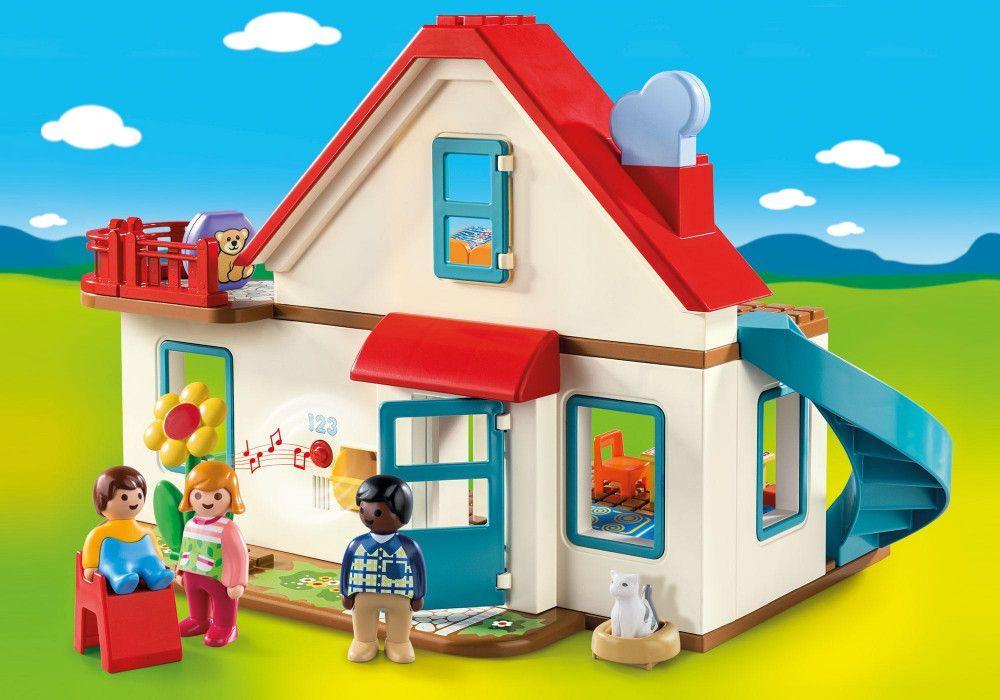 Playmobil 123 Casa Con Timbre Real Y Sonido 70129-2