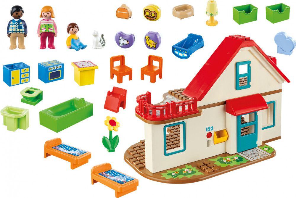 Playmobil 123 Casa Con Timbre Real Y Sonido 70129-3