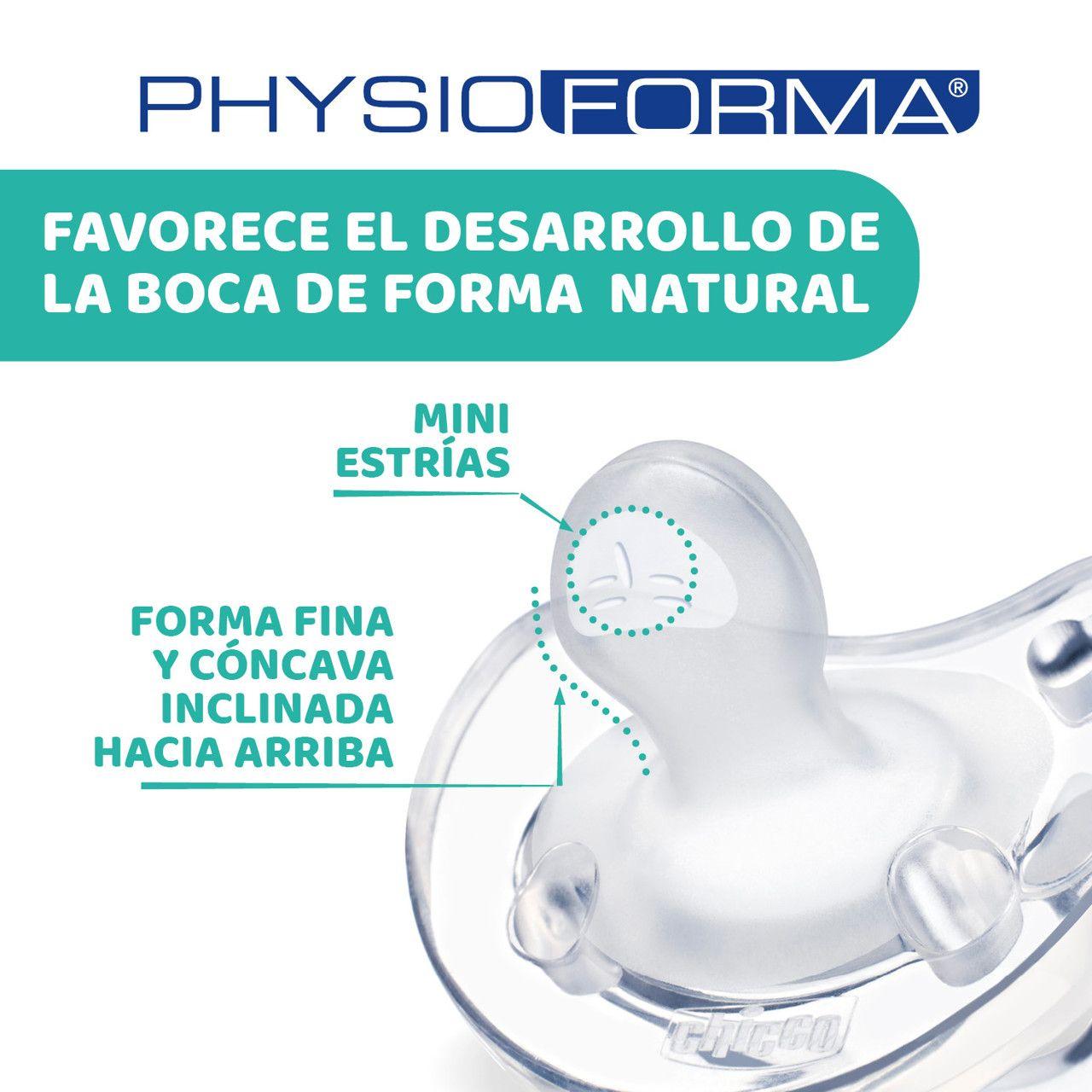 Chupete de Entretención Physiosoft 0-6M Transparente Chicco-3