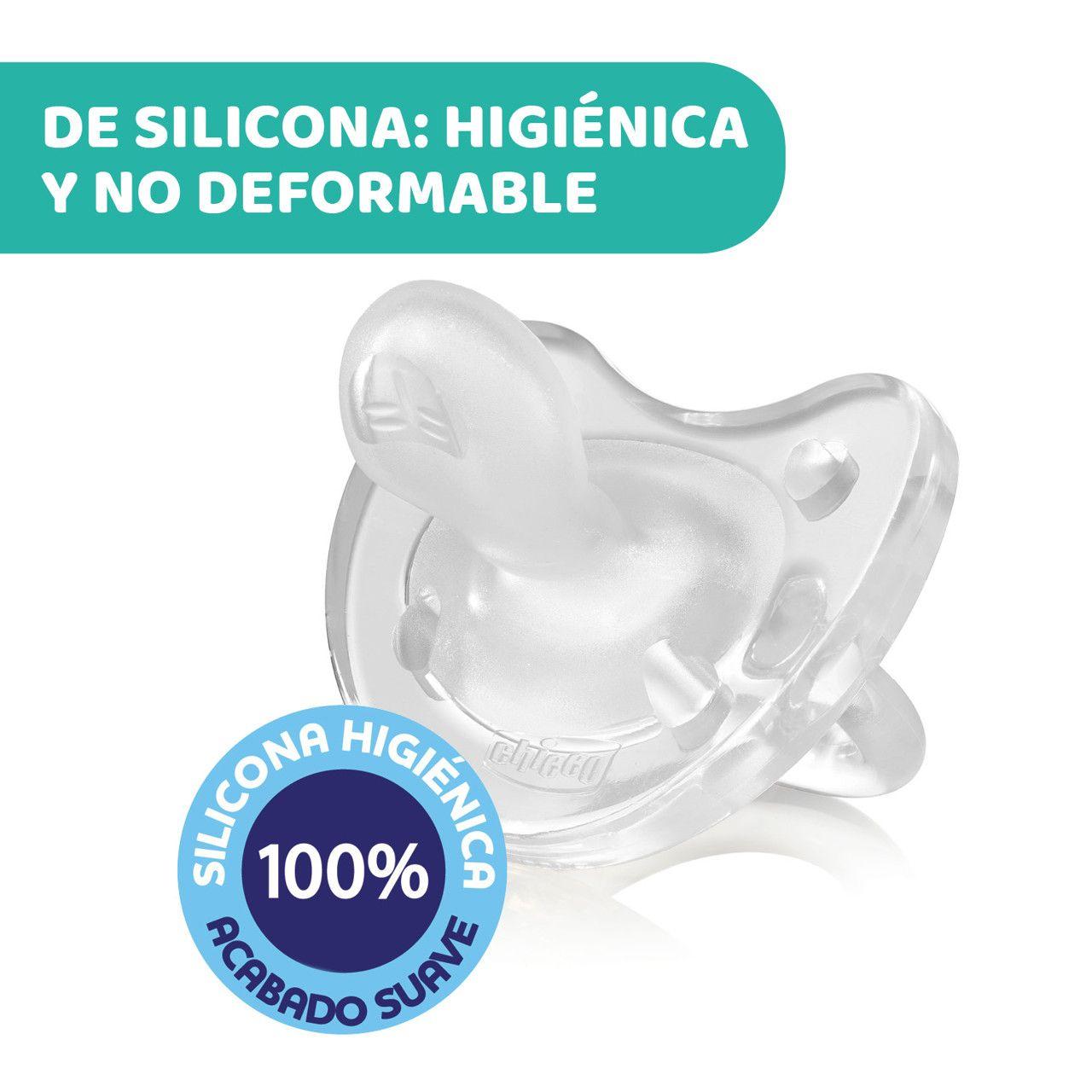 Chupete de Entretención Physiosoft 0-6M Transparente Chicco-6