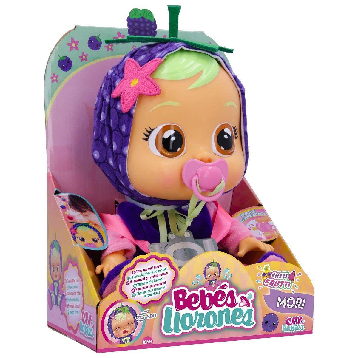 Muñeca Bebes Llorones Tutti Frutti Mori-0