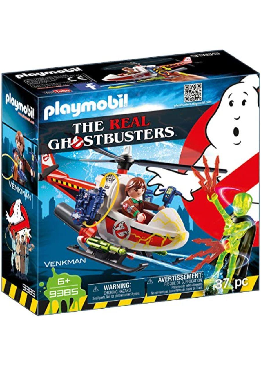 Playmobil Ghostbuster Venkman Con Helicoptero 9385-0