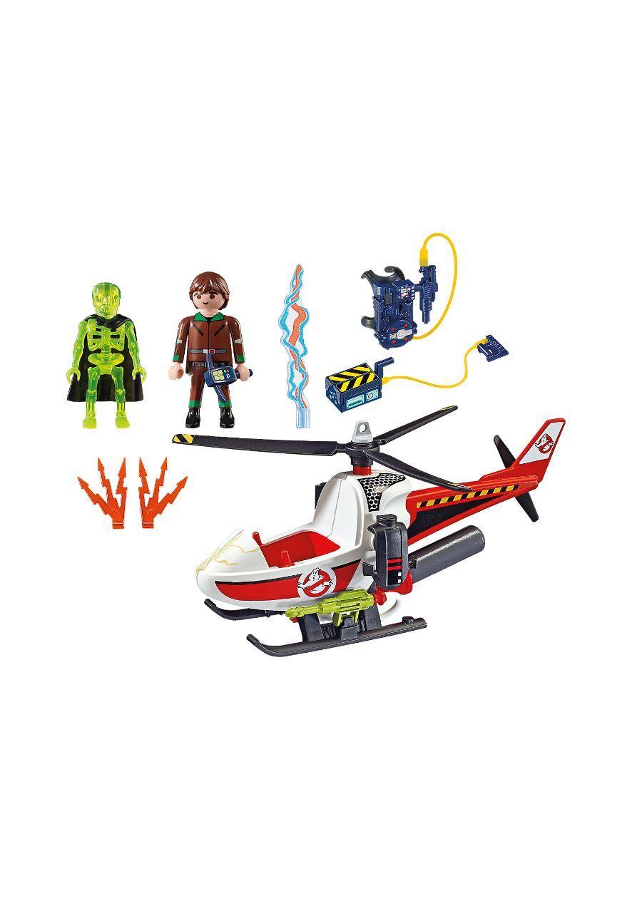 Playmobil Ghostbuster Venkman Con Helicoptero 9385-4