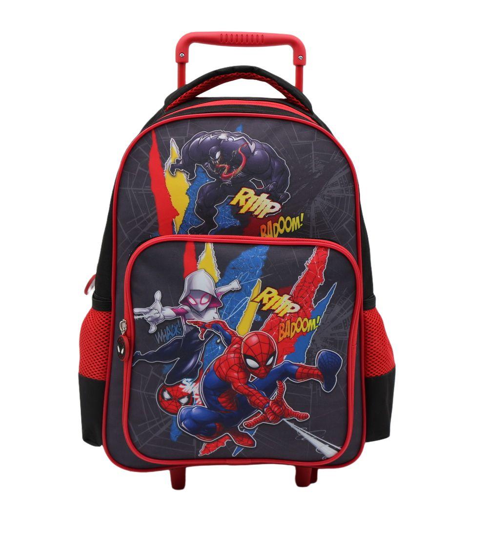 Set 3En1 Mochila 15" Ruedas + Lonchera + Estuche Spiderman-1