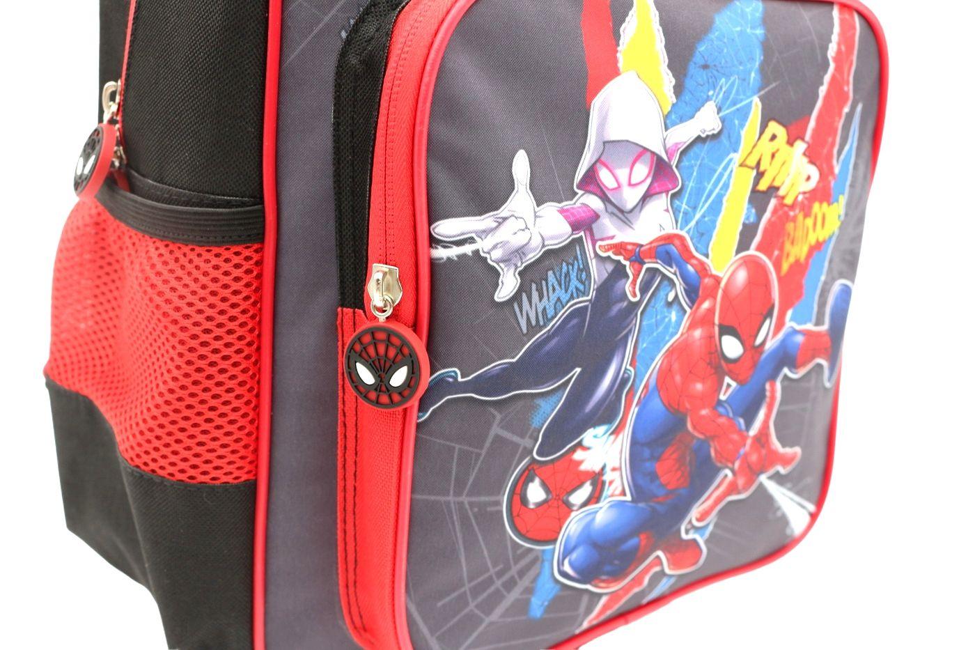Set 3En1 Mochila 15" Ruedas + Lonchera + Estuche Spiderman-3