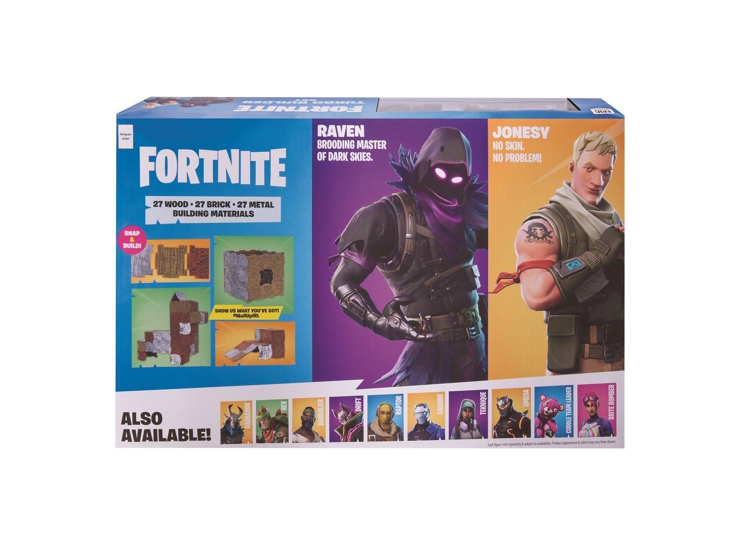 Pack 2 Figuras Fortnite Turbo Builder Jonesy & Raven-1