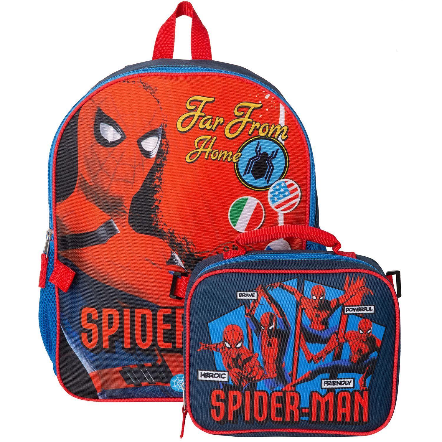 Mochila Con Lonchera Spiderman Ffh-0