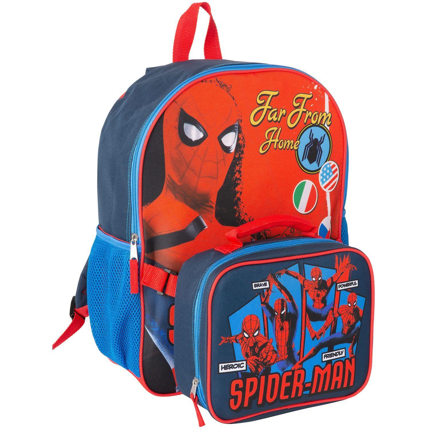 Mochila Con Lonchera Spiderman Ffh-2