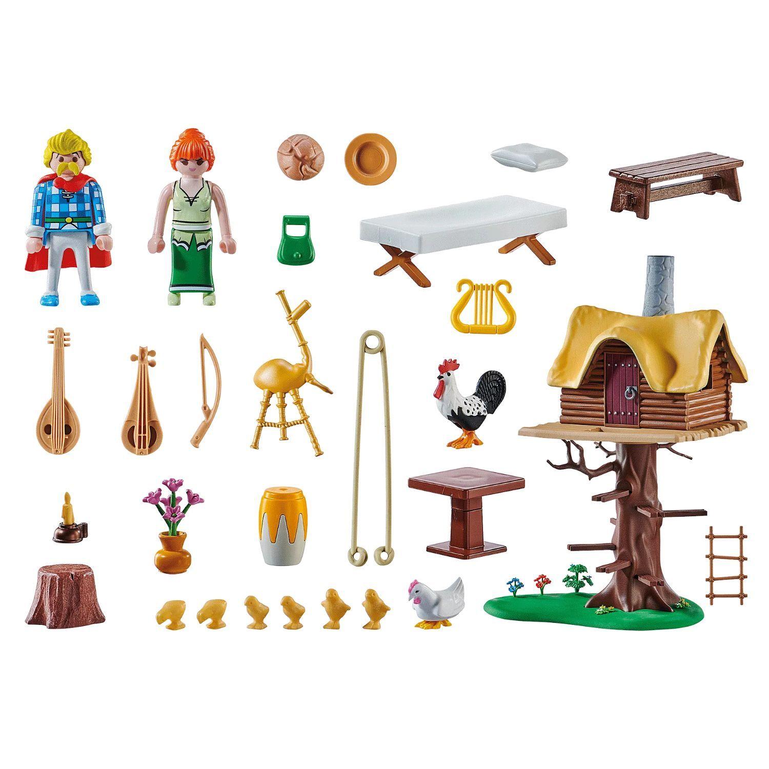 Playmobil Astérix: Asurancetúrix con casa del árbol 71016-2