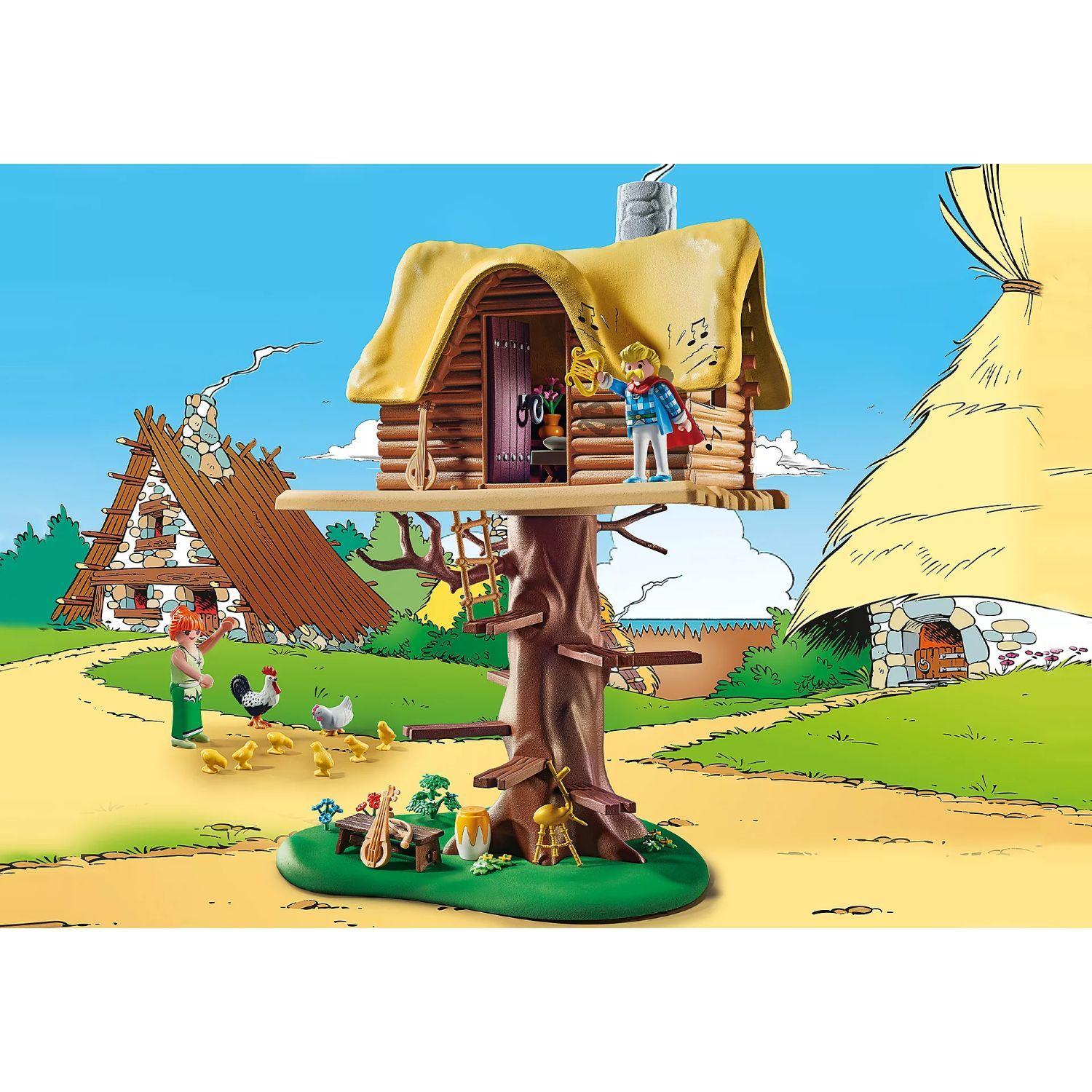 Playmobil Astérix: Asurancetúrix con casa del árbol 71016-5