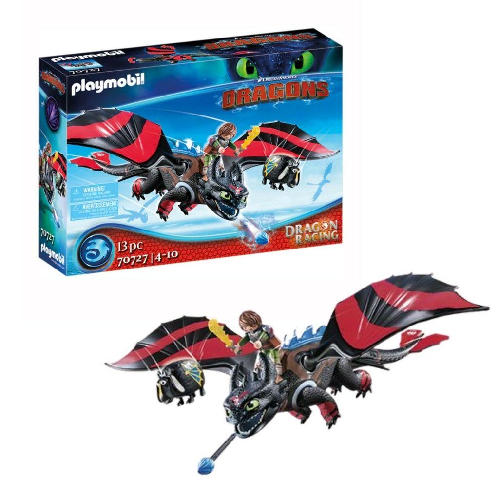 Playmobil Dragon Racing: Hipo y Desdentao 70727-0