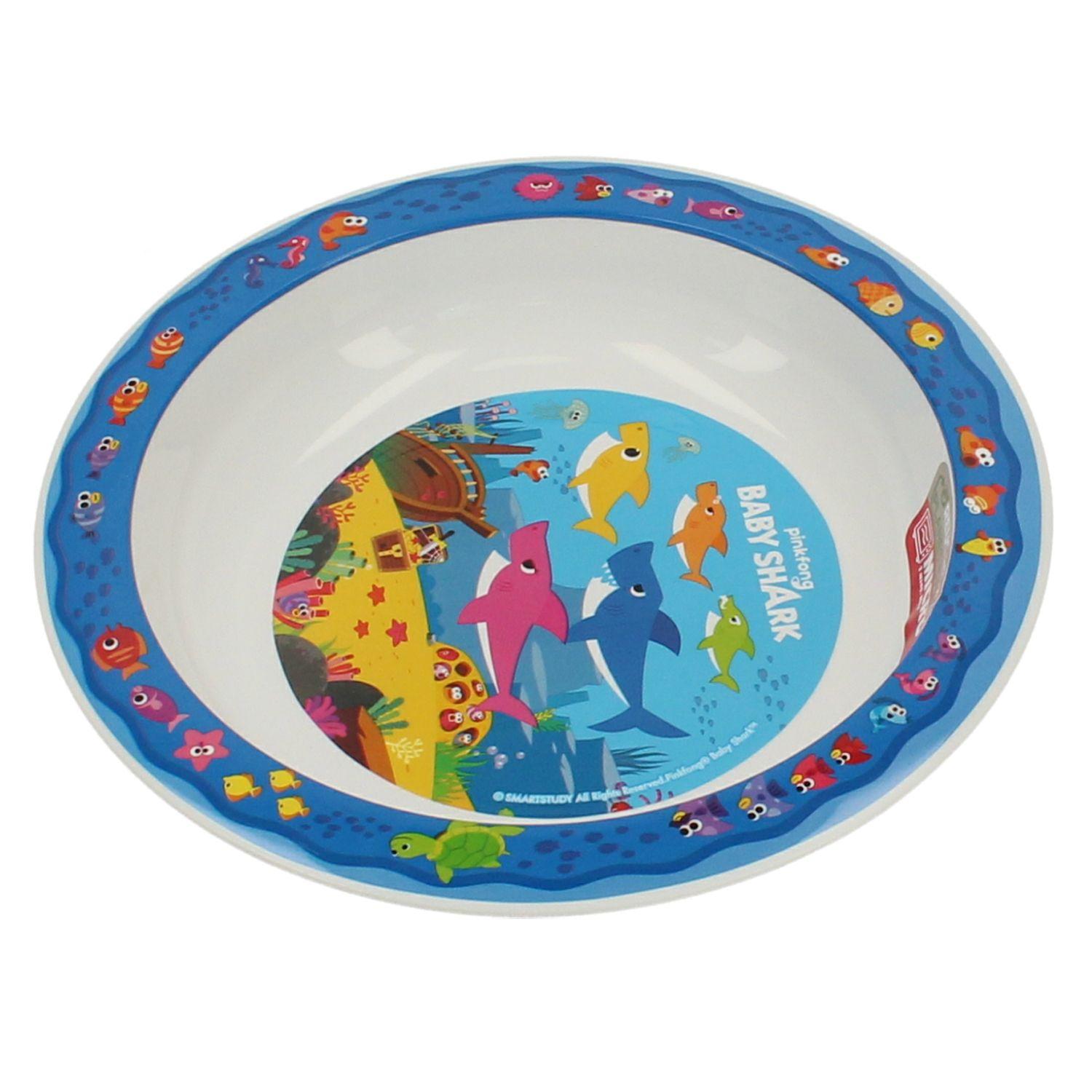Plato Hondo Apto Microondas Baby Shark-1