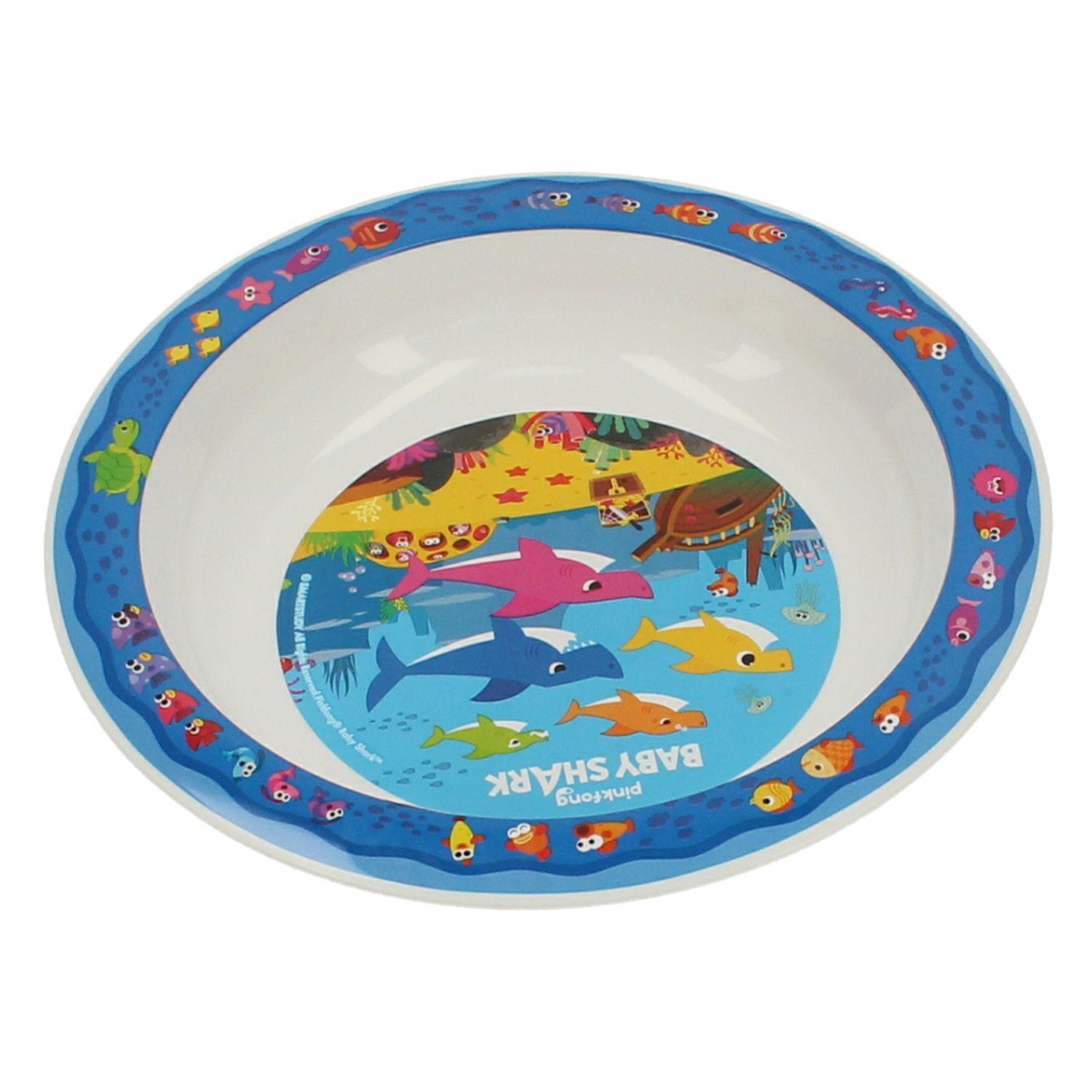 Plato Hondo Apto Microondas Baby Shark-2