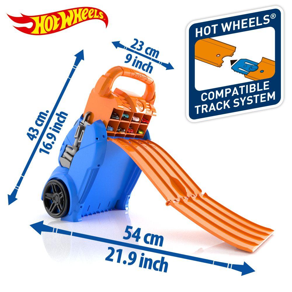 Estuche Porta Autos Hot Wheels con Lanzador Múltiple-4
