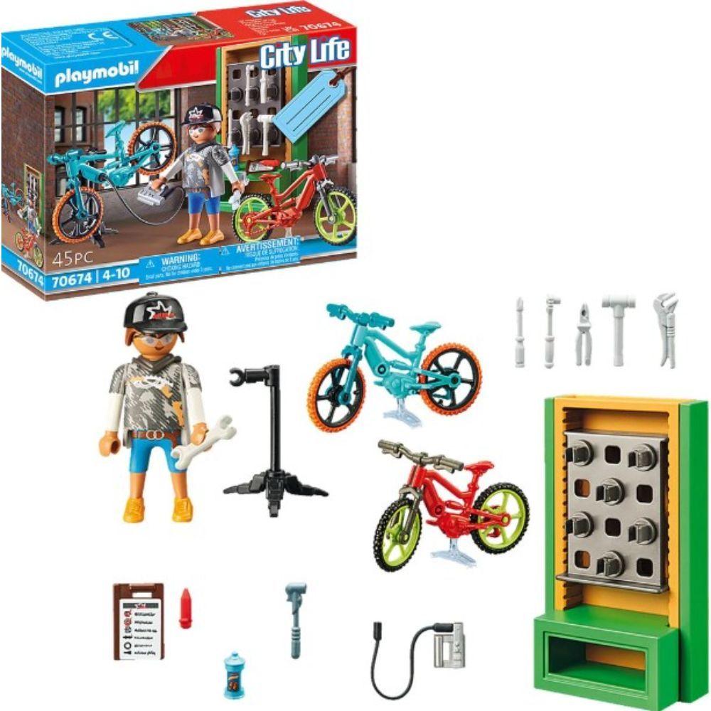 Playmobil Set de Regalo Taller de Bicicletas 70674-3