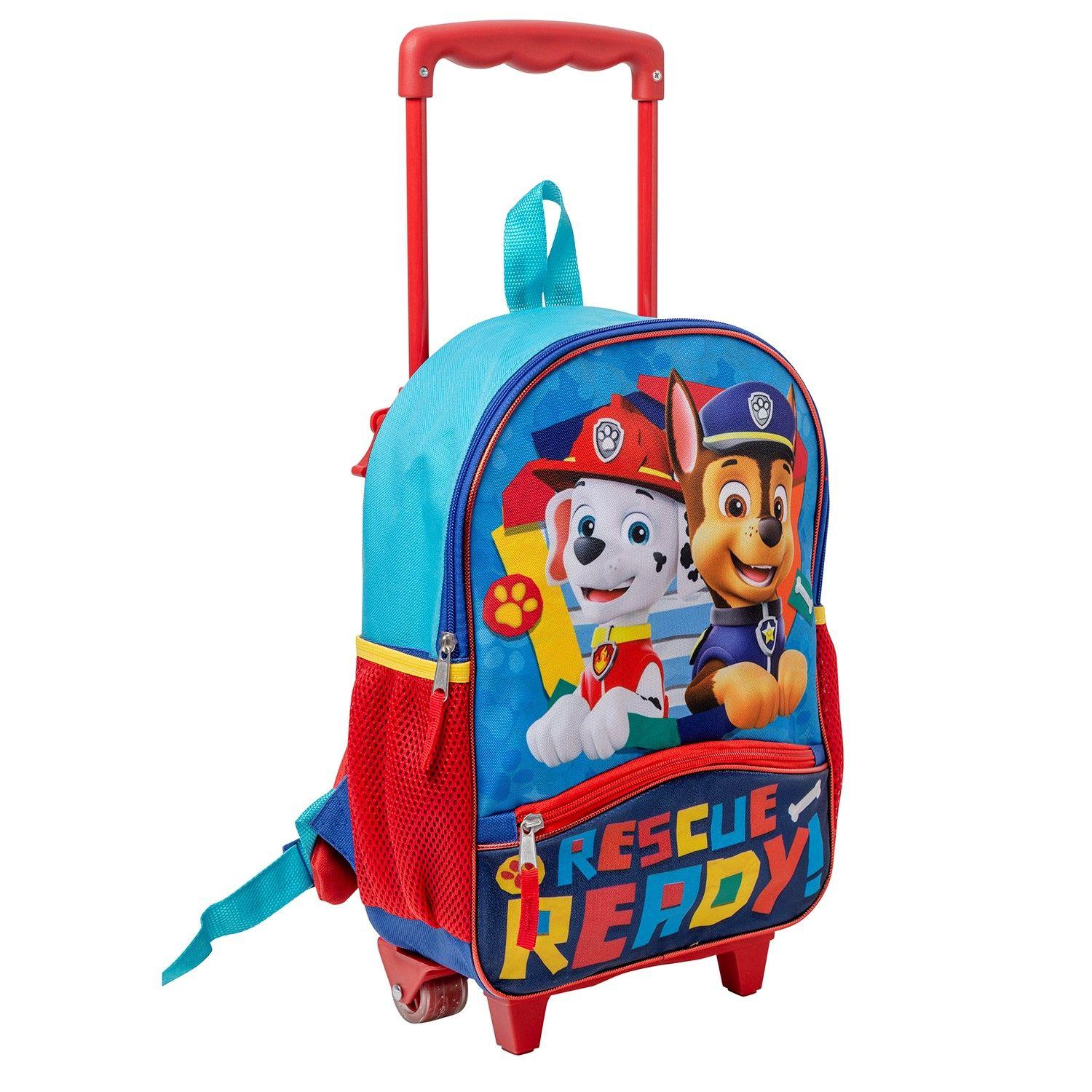 Mochila Con Ruedas Bts Paw Patrol 14 Azul-0