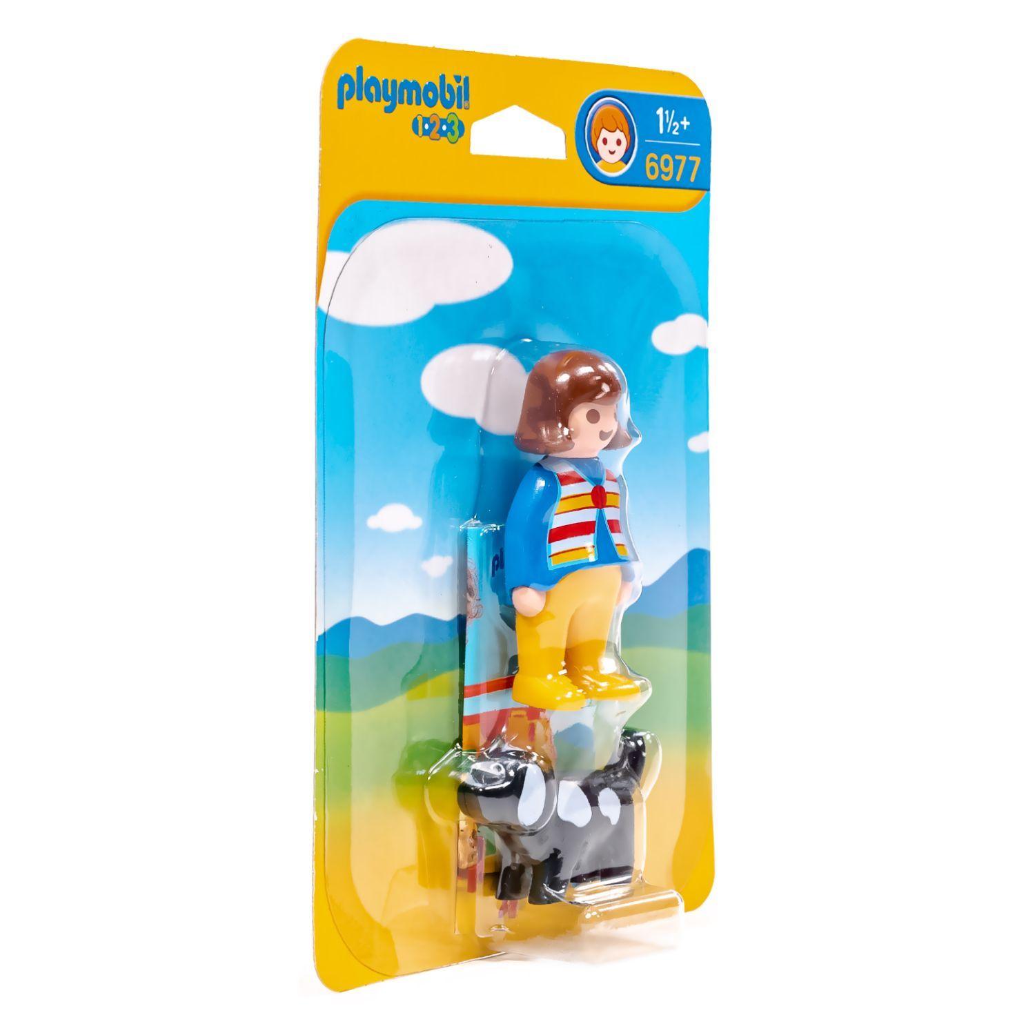 Playmobil Mujer Con Perro 6977-1